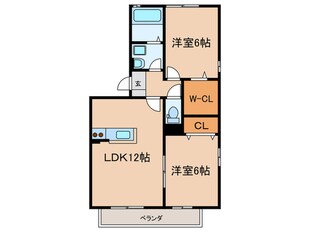 カーサレバンテの物件間取画像